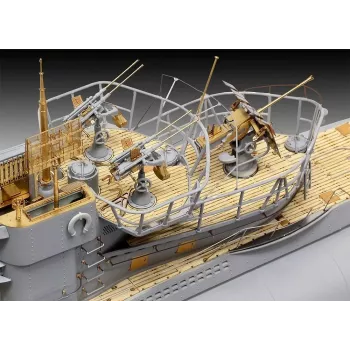 Plastmasas modelis REVELL Vācu zemūdene Type VII C/41 1/72 mērogs