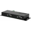 Seriālo ierīču serveris Exsys EX-6112-2 — Ethernet uz 2×RS-232, 12 V/3 A barošana