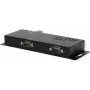 Seriālo ierīču serveris Exsys EX-6112-2 — Ethernet uz 2×RS-232, 12 V/3 A barošana