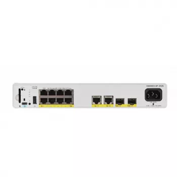 Cisco Catalyst 9200CX - tīkla slēdzis - kompakts - L3 - pārvaldāms - 8 x Gigabit Ethernet PoE + 2 x 10G SFP+