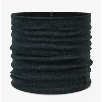 Kakla sildītājs Buff Merino Heavyweight Solid Forest – Buff merino smagā svara kakla sildītājs, bezšuvju, unisex, tumši zaļš