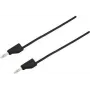 VOLTCRAFT Mērīšanas vads [4 mm spraudnis - 4 mm spraudnis] 2 m Melns MSB-300 (MSB-300-2-SW)