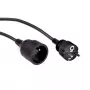 LOGON PSPC02 pagarinātājvads — 2 m, 1 kontaktligzda, melns
