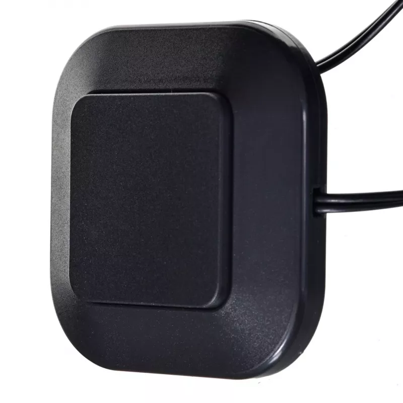 LED plauktu lampa cama meble 2LED zila, taisnstūra, virsmas montāža, caurspīdīga/melna