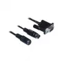RS232 mobilā telefona kabelis Navilock 61265 Melns