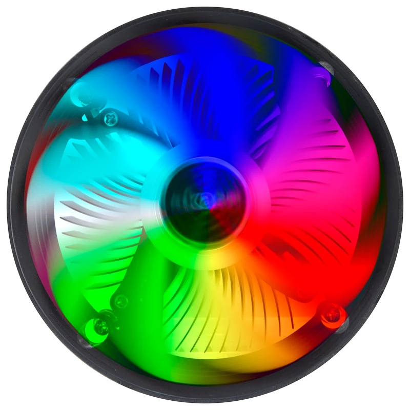 Akasa Vegas Chroma LG procesora gaisa dzesētājs 12 cm Melns 1 gab.