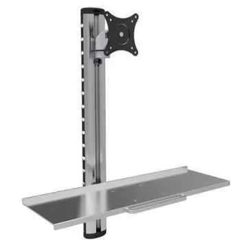 Techly ICA-PLW-01 monitora sienas stiprinājums 27 collām sudraba