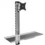 Techly ICA-PLW-01 monitora sienas stiprinājums 27 collām sudraba