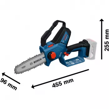 Akumulatora zaru zāģis BOSCH GKE 18V-20 Professional, 18V, zils, bez akumulatora un lādētāja