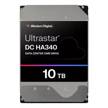 Cietais disks Western Digital 10TB 3.5 collu SATA Ultrastar DC HA340