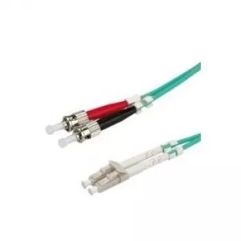 Šķiedru optikas lēciena kabelis ROLINE OM3 50/125µm LC/ST 10m