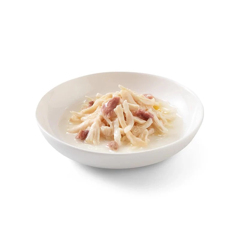 SCHESIR Vistas filejas ar pīli buljonā - slapjā barība kaķiem - 6x50g