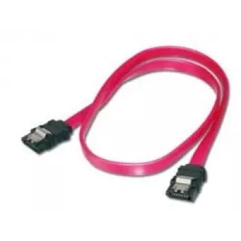 Assmann SATA savienojuma kabelis, L-veida, ar fiksatoru, sievišķais/sievišķais, 0.5m, taisns, SATA II/III, UL (AK-400102-005-R)
