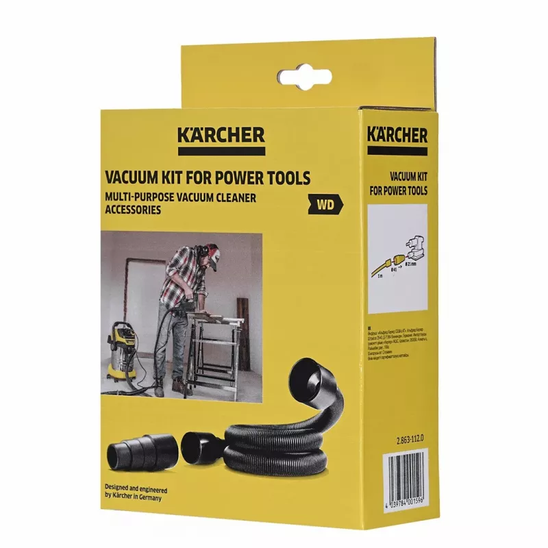 Kärcher 2.863-112.0 uzsūkšanas šļūtenes komplekts ar adapteri elektroinstrumentiem