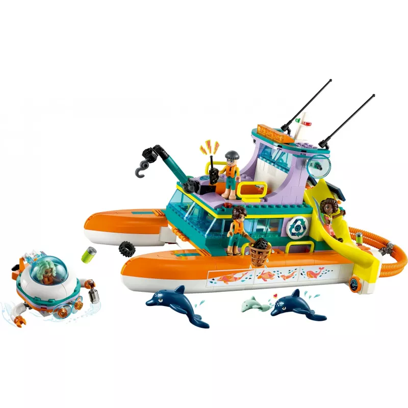 LEGO Friends glābšanas laiva 41734 — 1132 gabali, 10+ gadi, ar minilellēm un aksesuāriem