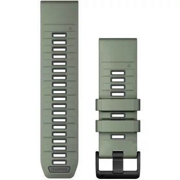 Garmin QuickFit 26 mm silikona siksniņa Graphite Green