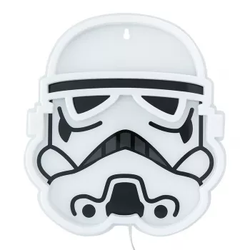 Sienas LED neon gaisma Paladone Stormtrooper modelis PP14595SWVN, dekoratīvais Star Wars apgaismojums