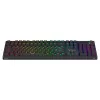 Mehāniskā spēļu tastatūra SAVIO STYX Outemu Blue Hot-Swap RGB USB QWERTY US International Melna 104 taustiņi