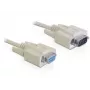 DeLOCK RS-232 seriālais kabelis 1m Beige DB-9 82984