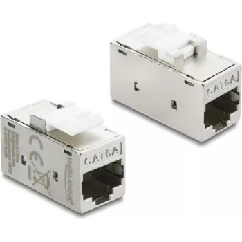 DELOCK Keystone savienotājs RJ45 Cat.6A metāla, zils-zils