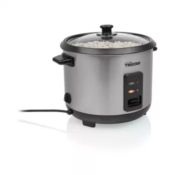 Rīsu plīts Tristar RK-6147 — 1,5 L, 500 W, Melns/Sudrabs