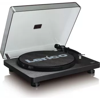Lenco L-30 BLACK Belt-drive audio atskaņotājs Melns (L-30B)