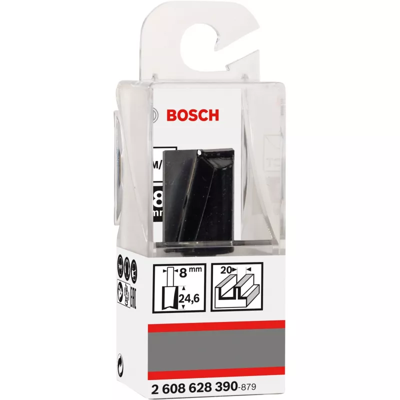 Bosch 2 608 628 390 frēzes uzgalis taisnais uzgalis 1 gab.
