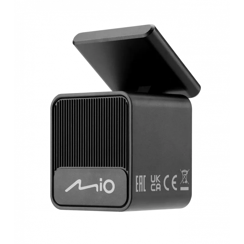 Mio MiVue J20 pilnas HD Wi-Fi borta kamera ar cigarešu šķiltavu adapteri, melna
