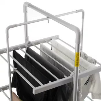 Elektriskais salokāmais drēbju žāvētājs Adler AD 7829 — 300 W, 148×52×90 cm, balts, brīvi stāvošs