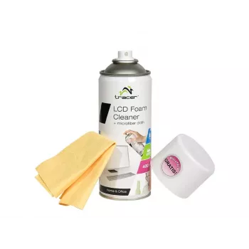 LCD putu tīrītājs 400ml + mikrošķiedras drāniņa