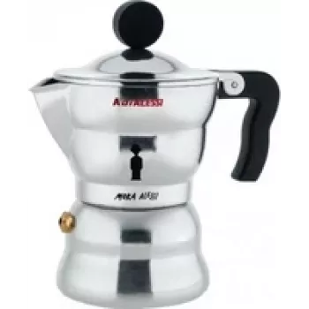 Alessi Moka Stovetop Espresso Maker 1TZ AAM33/1 (AAM33/1)