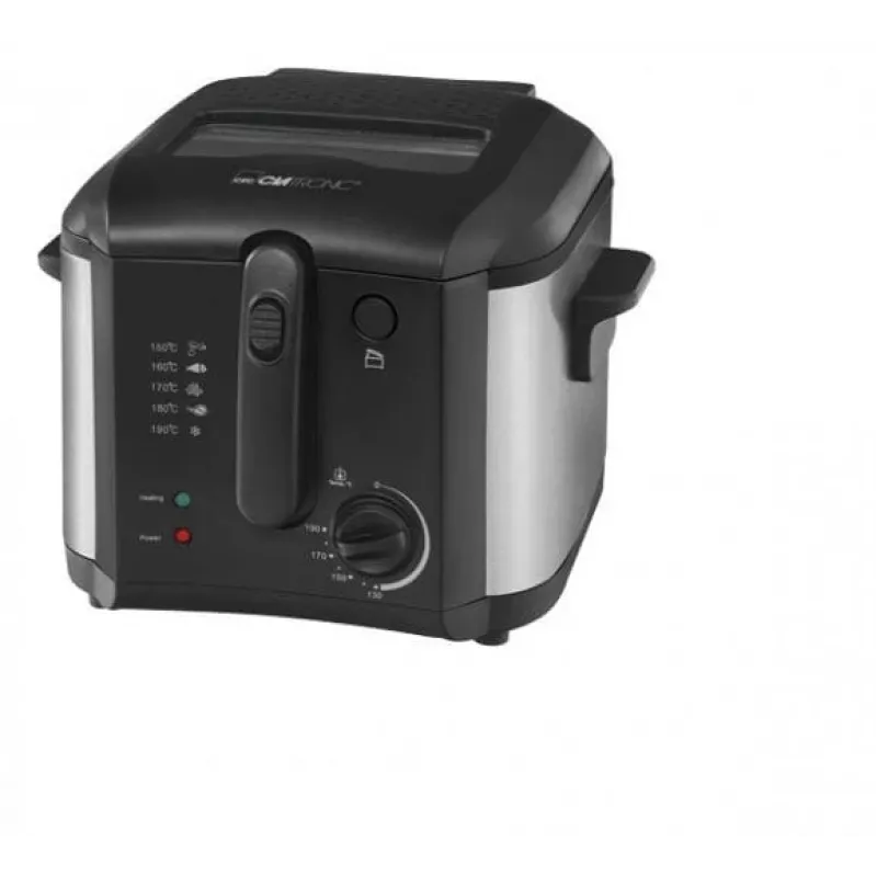 Fritieris Clatronic FR 3649 Viena groza 2.5 L 1600 W Melns