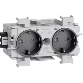 Hager GS20019011 Kontaktligzda grafīta krāsā (GS20019011)