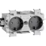 Hager GS20019011 Kontaktligzda grafīta krāsā (GS20019011)