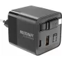 Voltcraft UC-2C1A65W02 USB lādētājs, 65W, 2x USB-C + 1x USB-A, 3A, (VC-16619015)