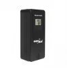 Hidrometra termometrs GreenBlue GB540 — iekštelpu 0–50°C / āra -20–65°C, DCF pulkstenis, āra sensors 60 m, melns