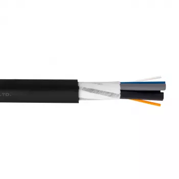 Akyga AK-SC-E12 elektromobiļa uzlādes kabelis 5 x 6 mm² + 2 x 0,75 mm², trīsfāzu, 32 A, 450/750 V, metros