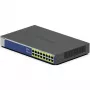 NETGEAR GS516PP Nenodrošināts Gigabitu Ethernet (10/100/1000) Strāvas padeve pa Ethernet (PoE) Zils, Pelēks