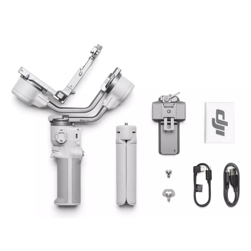 Gimbal stabilizators DJI RS 4 MINI — 3 asu kompakts viegls spoguļkamerām un mazām DSLR (modelis CP.RN.00000442.01)