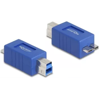 DeLOCK 67215 USB Type-B uz USB Micro-B pārveidotājs, zils