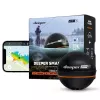 Deeper Smart Sonar PRO+ 2 metamais zivju meklētājs, 100/240/675 kHz, 100 m dziļums, Wi-Fi, GPS, līdz 9 h, melns