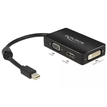 DeLOCK 0.16m Mini DisplayPort/VGA + HDMI + DVI kabelis