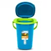 GreenBlue GB320BL Pārnēsājams tualetes spainis ar vāku un rokturi, 19L, izturīgs un stabils