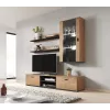 Cama set of two shelves 125cm SOHO lefkas oak/Melns