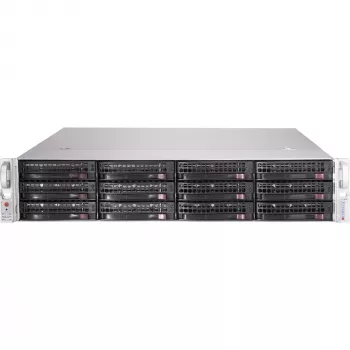 Super Micro Supermicro SC826 BE1C-R609JBOD Cieto disku masīvs 12 sloti (SATA-600 SAS-3) statīvs 2U (CSE-8)