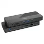 Doko stacija UNITEK D1079A USB4 Melna 100W Power Delivery