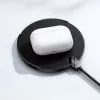Baseus CCED000001 bezvadu lādētājs austiņām un viedtālruņiem, melns, USB, iekštelpām
