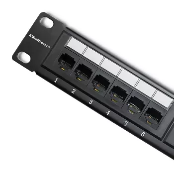 Patch panel RACK 24 porti, cat.6 UTP