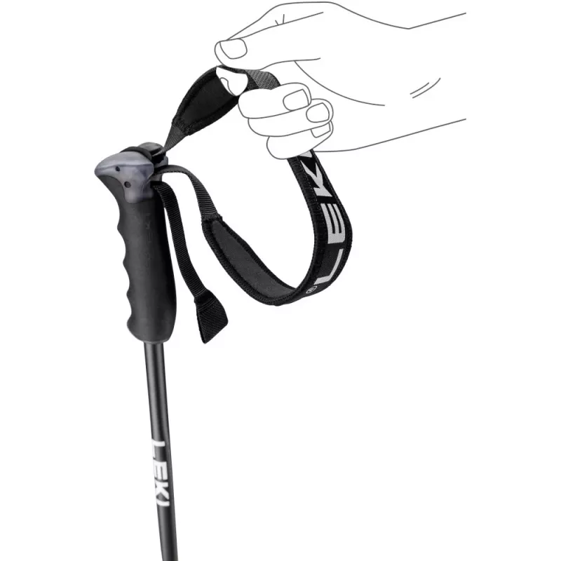 Slēpju nūja LEKI Neolite AIRFOIL 135 cm Alumīnijs Antracīts