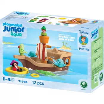 Figūru komplekts JUNIOR & Disney Pītera Pena pirātu kuģis